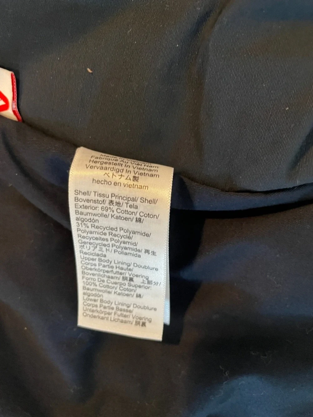 J. Crew Men's Navy Country Jacket Primaloft With Removable Hood CO040 Size Large
